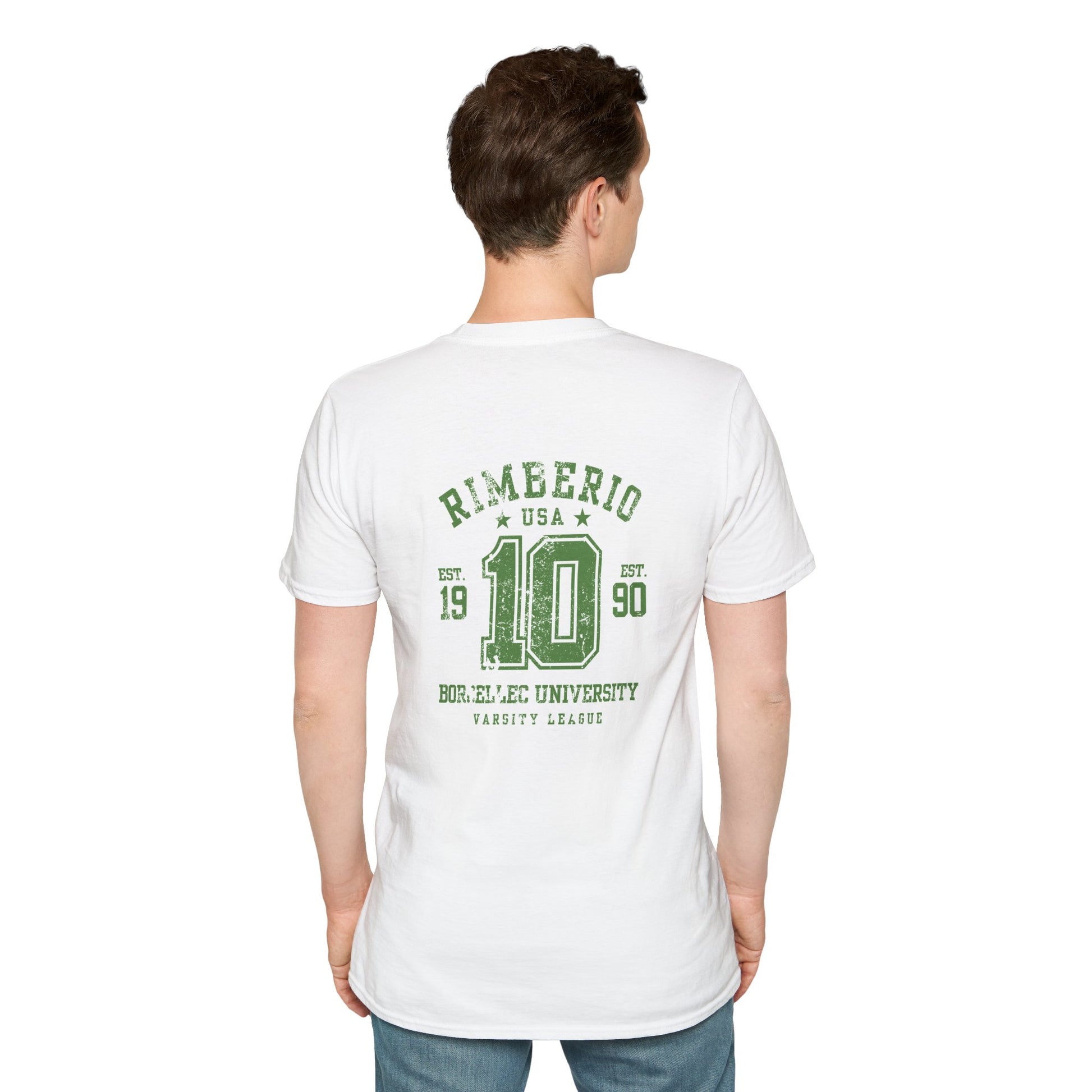 Minimal Unisex T-Shirt Trendy Back Design Softstyle Tee