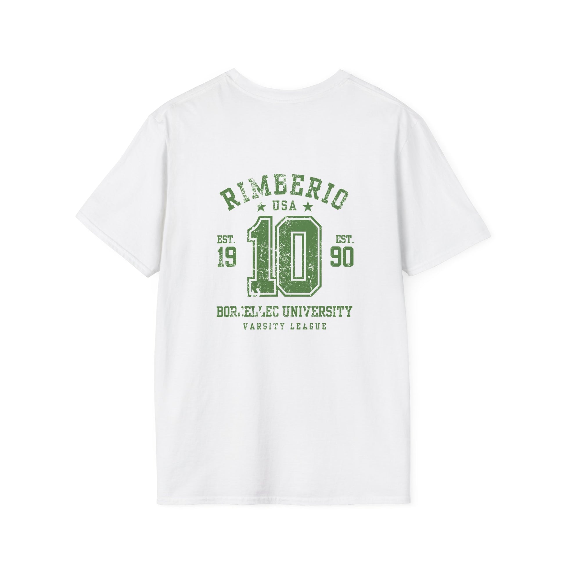Minimal Unisex T-Shirt Trendy Back Design Softstyle Tee