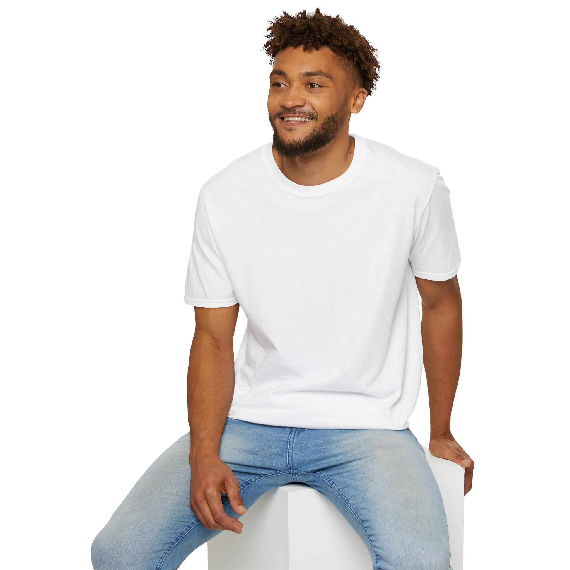 Minimal Unisex T-Shirt Trendy Back Design Softstyle Tee