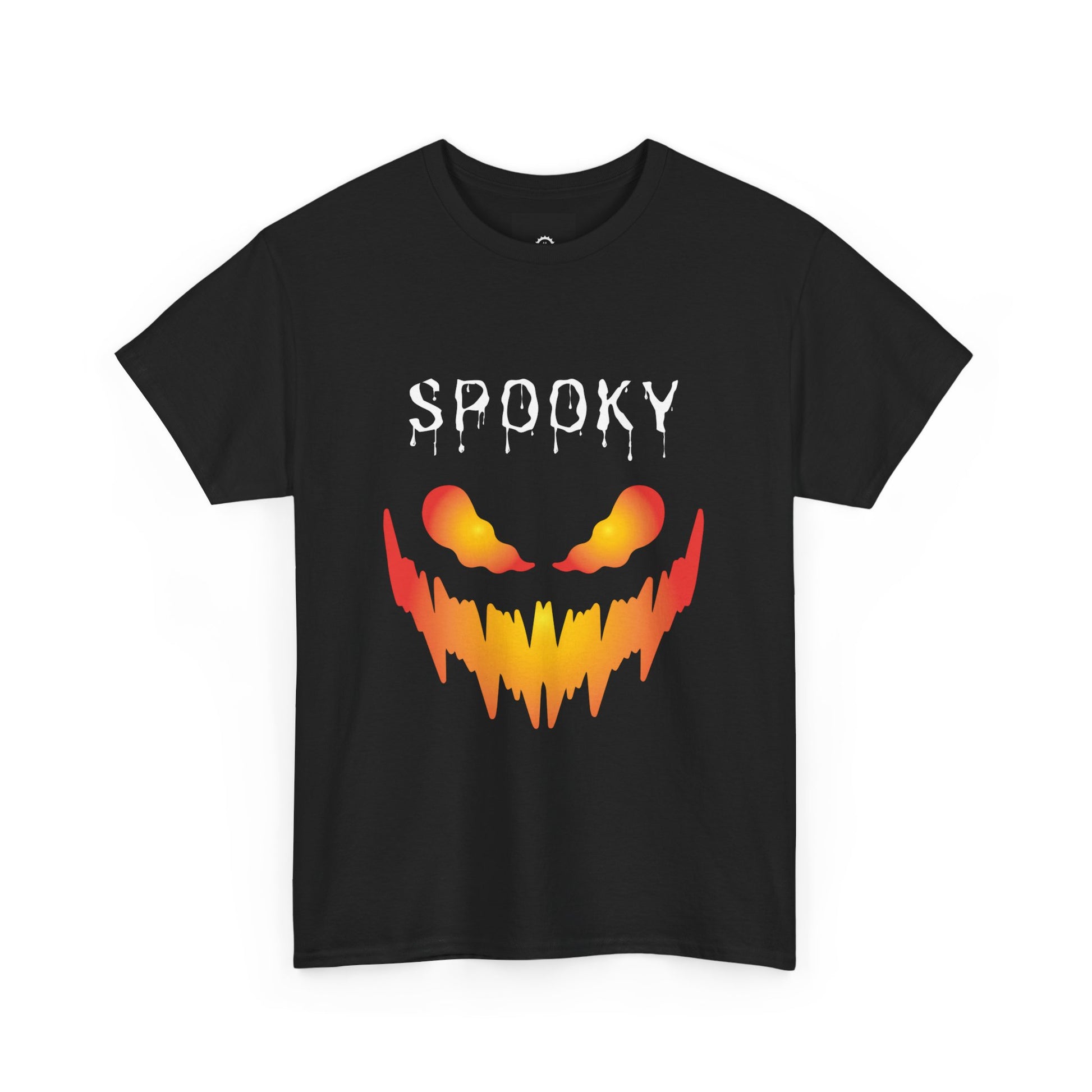 Spooky Unisex Heavy Cotton Tee - Halloween T-Shirt, Gothic Apparel, Horror Shirt, Casual Wear, Gift for Halloween Fans